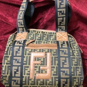 FENDI Vintage Zucca hobo bag